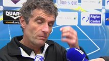 Conférence de presse Tours FC - Châteauroux : Bernard BLAQUART (TOURS) - Didier THOLOT (LBC) - saison 2012/2013