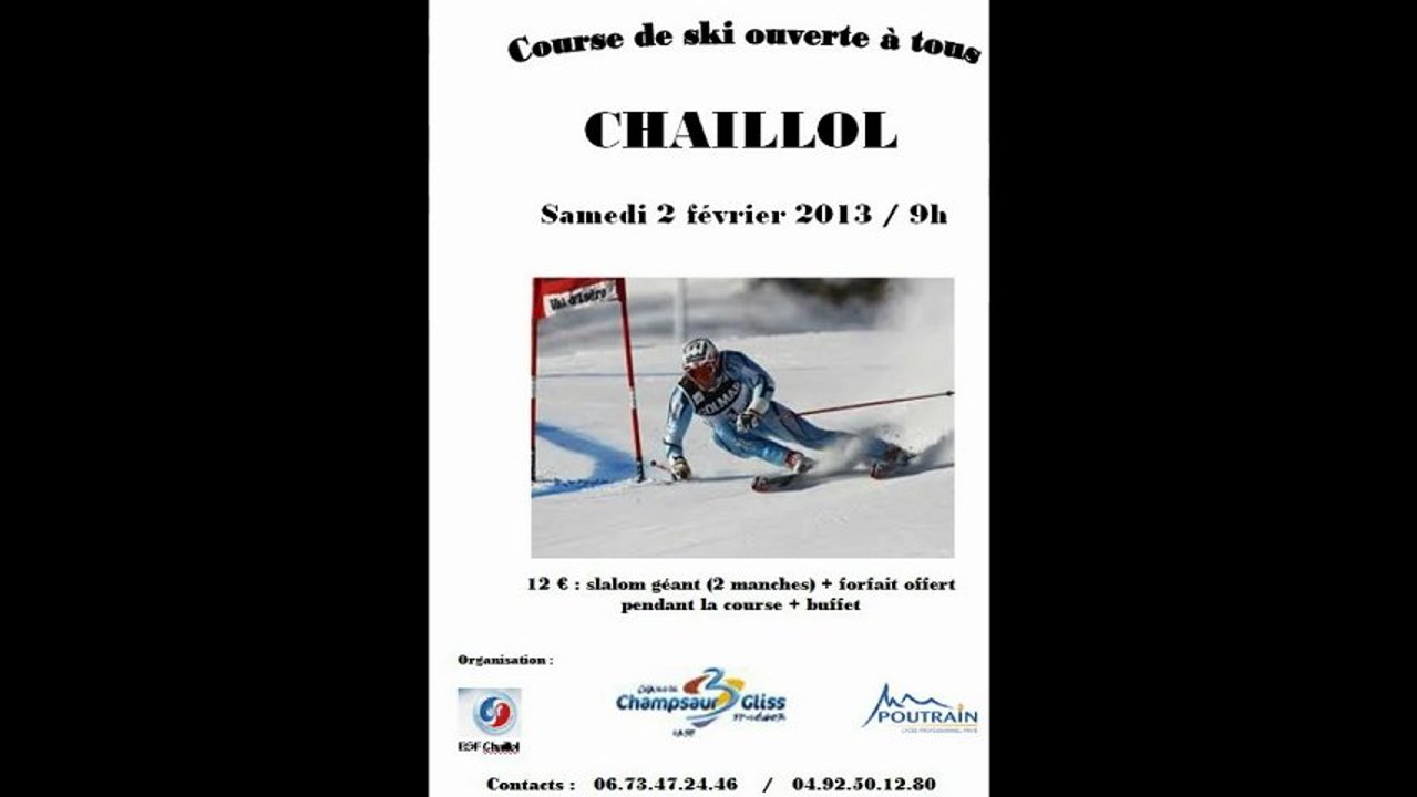 Grand prix du lycée POUTRAIN à Chaillol le 2 Février 2013