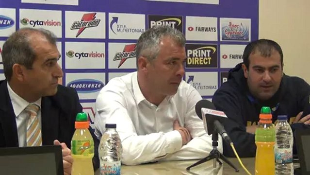 ΑΕΛ-Αγία Νάπα-Διάσκεψη προπονητών