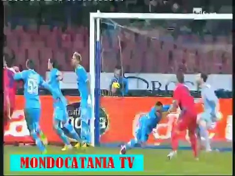 Sintesi Rai Napoli-Catania 2-0 ***2 febbraio 2013***