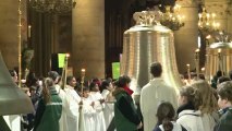 Novos sinos de Notre Dame são abençoados