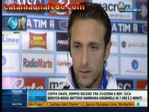 Capuano nel post partita di Napoli-Catania