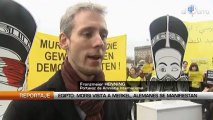 Egipto: Morsi visita a Merkel, alemanes se manifiestan