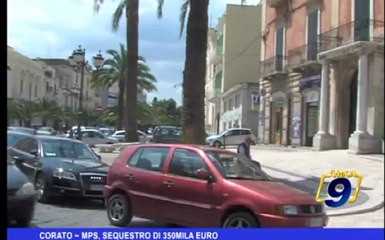 Corato MPS, sequestro di 350 mila euro
