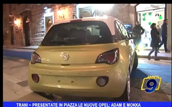 Trani | Presentate in piazza le nuove OPEL: Adam e Mokka