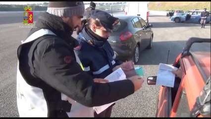 Roma - Sequestro di 231 veicoli perché senza assicurazione in tutta Italia (01.02.13)