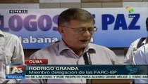 Uribe atenta contra el proceso de paz: FARC