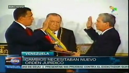 Venezuela recuerda hoy la primera juramentación de Chávez