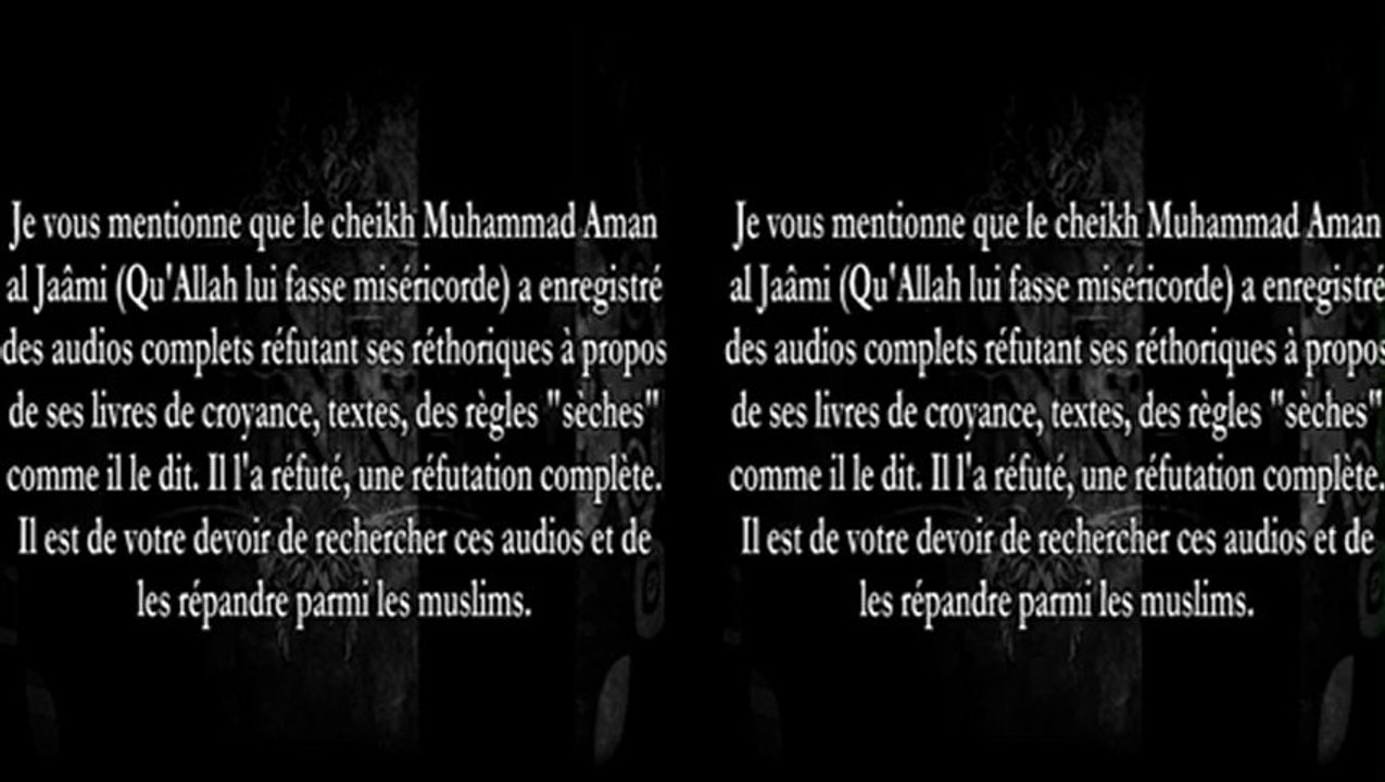 Mise en garde contre Mohamed Sourour