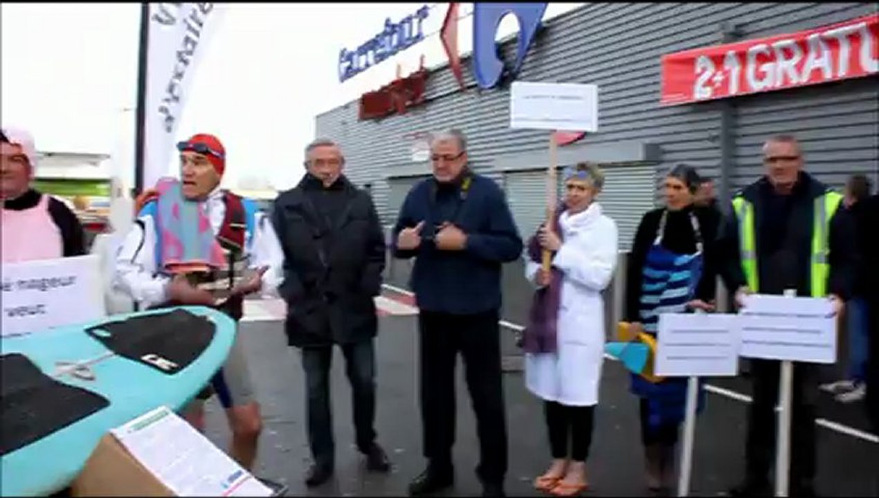 Bruno Ficheux, maire d'Estaires se mouille pour la construction d'une piscine intercommunale Flandre Lys