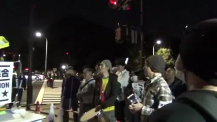 野田総理と裁判します。国会・官邸前デモ23-6 - YouTube
