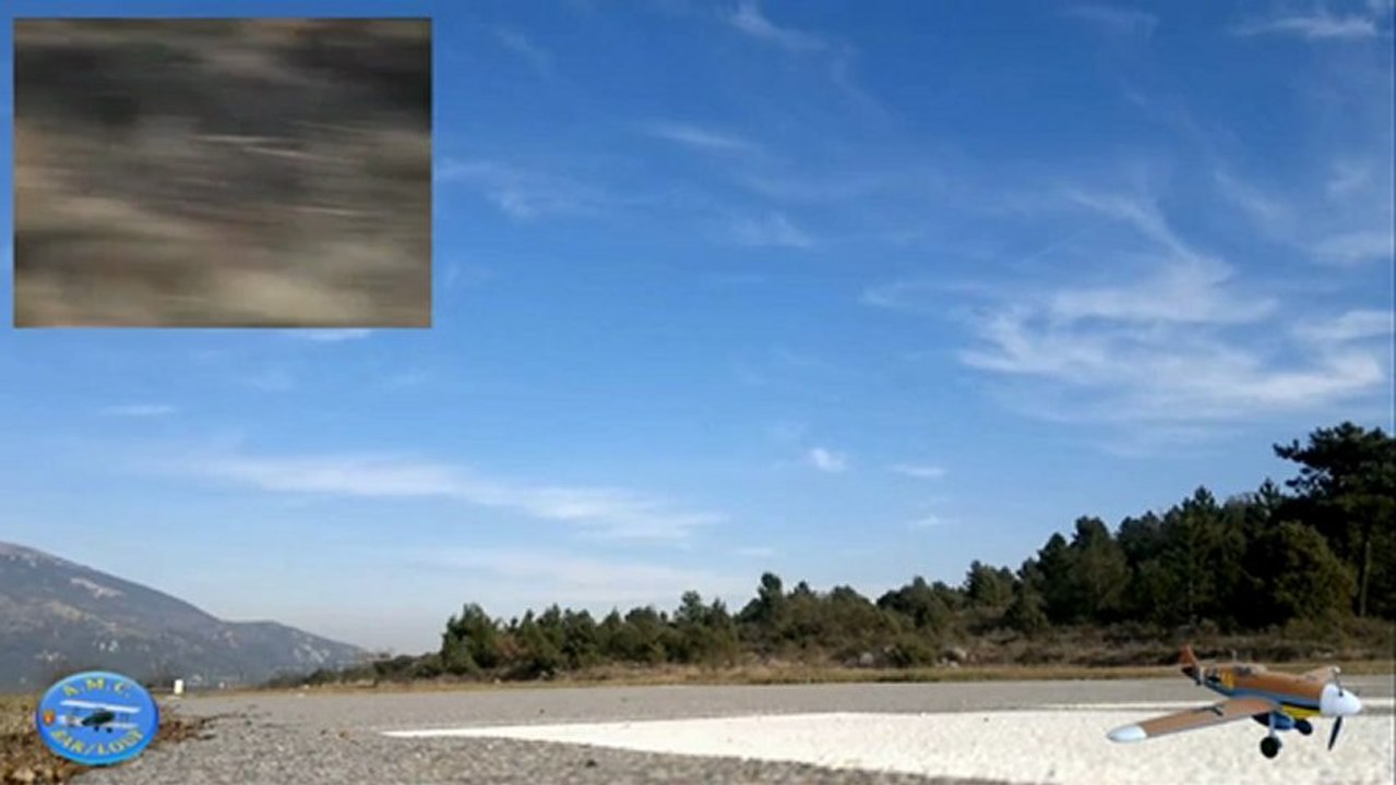 Bf-109 FMS V2 - Maiden flight - 1er vol