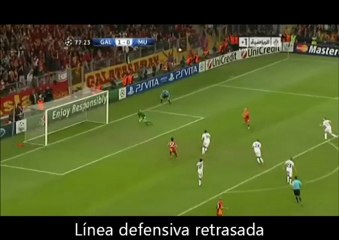 Fase de defensa. Defensa organizada. Manchester United