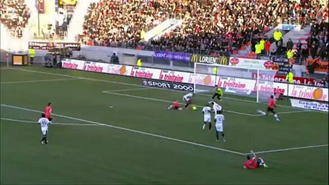 But Yann JOUFFRE (31ème) - FC Lorient - Stade Rennais FC (2-2) - saison 2012/2013