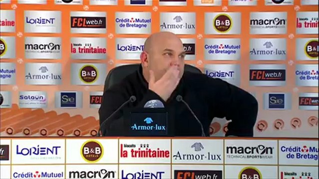Conférence de presse FC Lorient - Stade Rennais FC : Christian GOURCUFF (FCL) - Frédéric ANTONETTI (SRFC) - saison 2012/2013