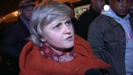 French TGV halted by flare wielding youths