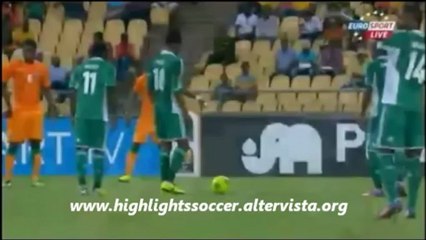 Costa d'Avorio-Nigeria 1-2 Highlights All Goals