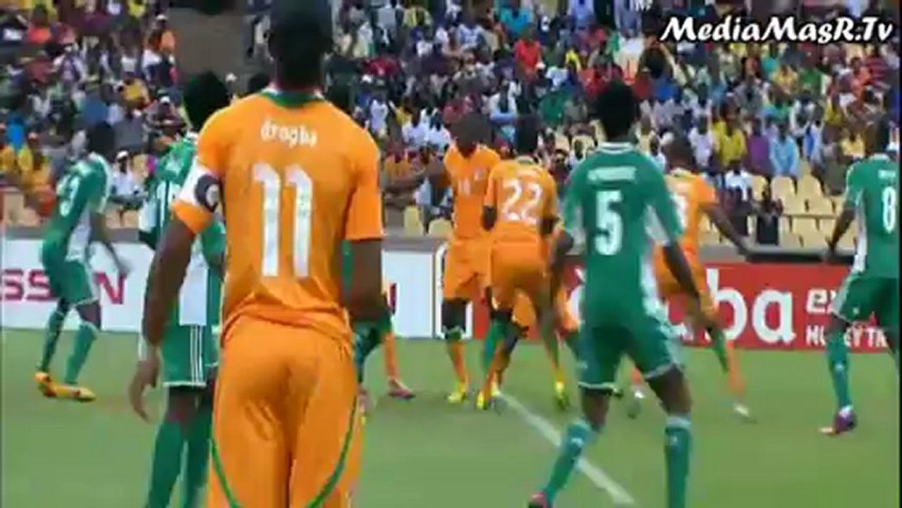 أهداف مباراة كوتديفوار 1-2 نيجيريا - أمم أفريقيا 2013