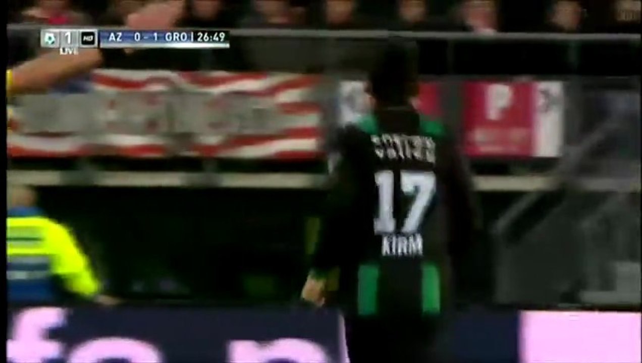 AZ 0-1 FC Groningen - de goal van Kirm