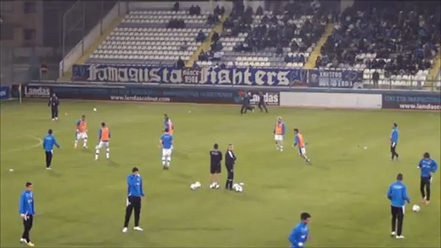 Ανόρθωση-Ολυμπιακός-προθέρμανση Ανόρθωσης