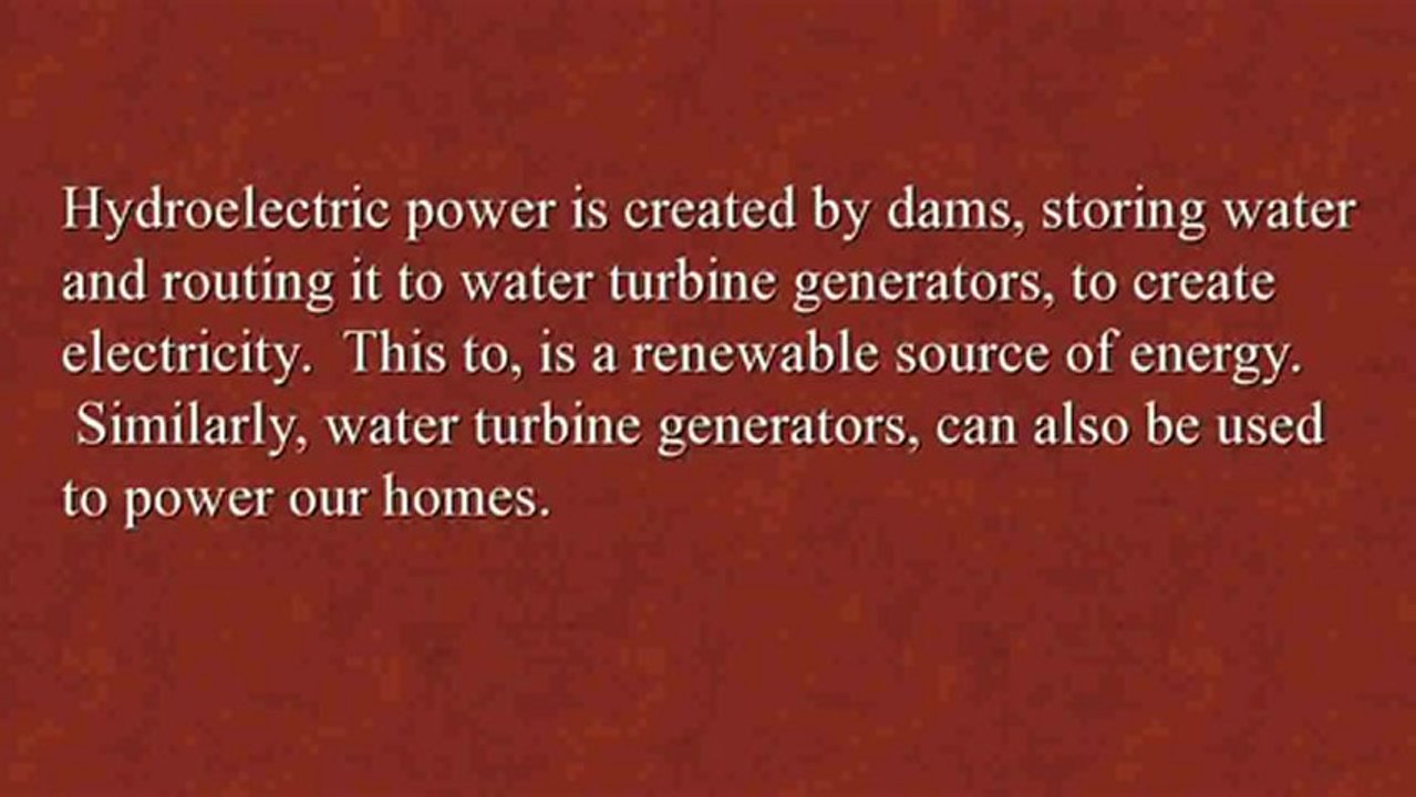 Alternative Energy Resources