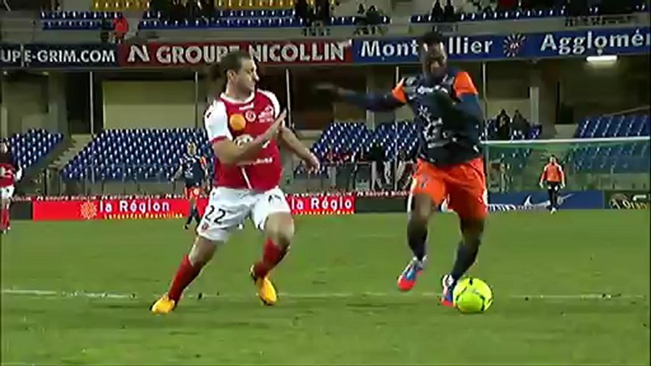 But Younes BELHANDA (70ème) - Montpellier Hérault SC - Stade de Reims (3-1) - saison 2012/2013