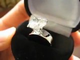 REAL BRILLIANCE 5 CARAT DIAMOND SIMULATED SOLITAIR RING