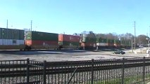 Union Pacific stack train east through Austell Ga.