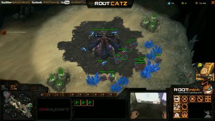 CatZ contre un proxygates puis afk - Starcraft 2 - team-aaa.com