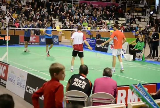 championnat de france de badminton Double Homme à St Brieuc Février 2013