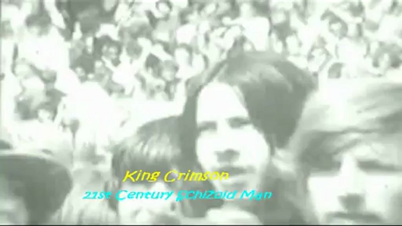 KING CRIMSON _ 21ST CENTURY  SCHIZOID  MAN VIDEO CLIP