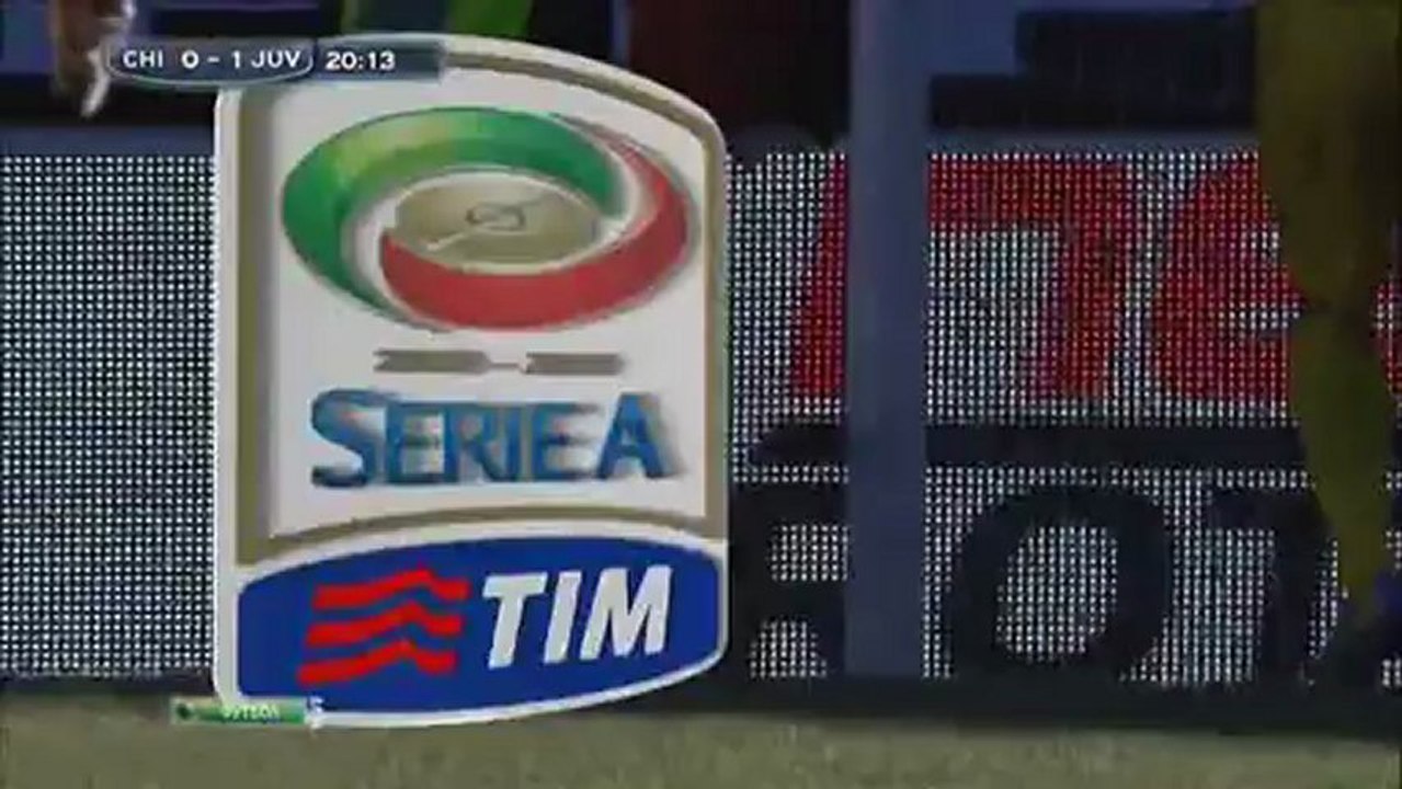 Футбол. Чемпионат Италии. 23 тур. Кьево-Ювентус. 1  тайм (03.02.2013)