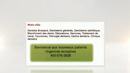 Dent - le traitement et le blanchiment des dents à Brossard