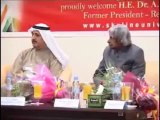 Former President of India Dr. A.P.J. Abdul Kalam visited the Skyline University College
