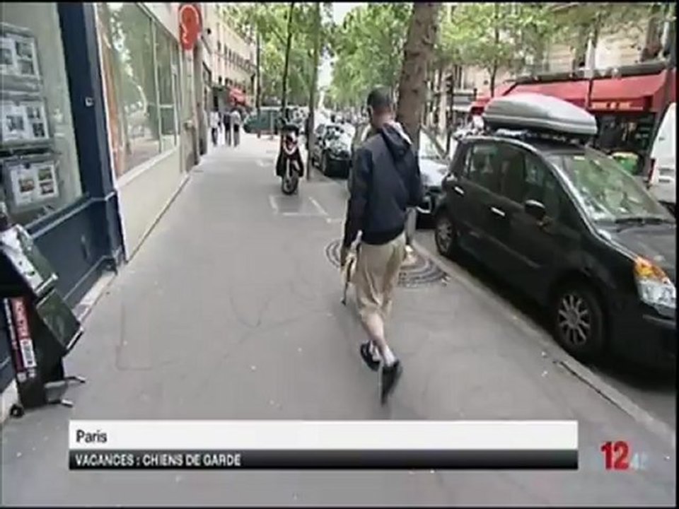 M6_garde chiens, garde animaux_l'échange de garde d'animaux dans le JT du 15/8/12