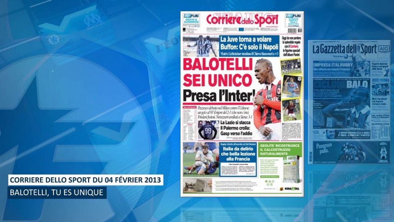 Mario Balotelli met la presse italienne à ses pieds