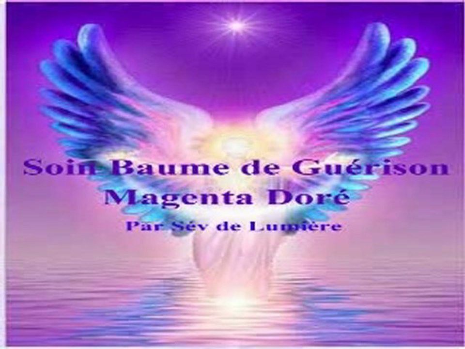 Soin Baume De Guérison Magenta Doré Par Sév de Lumière