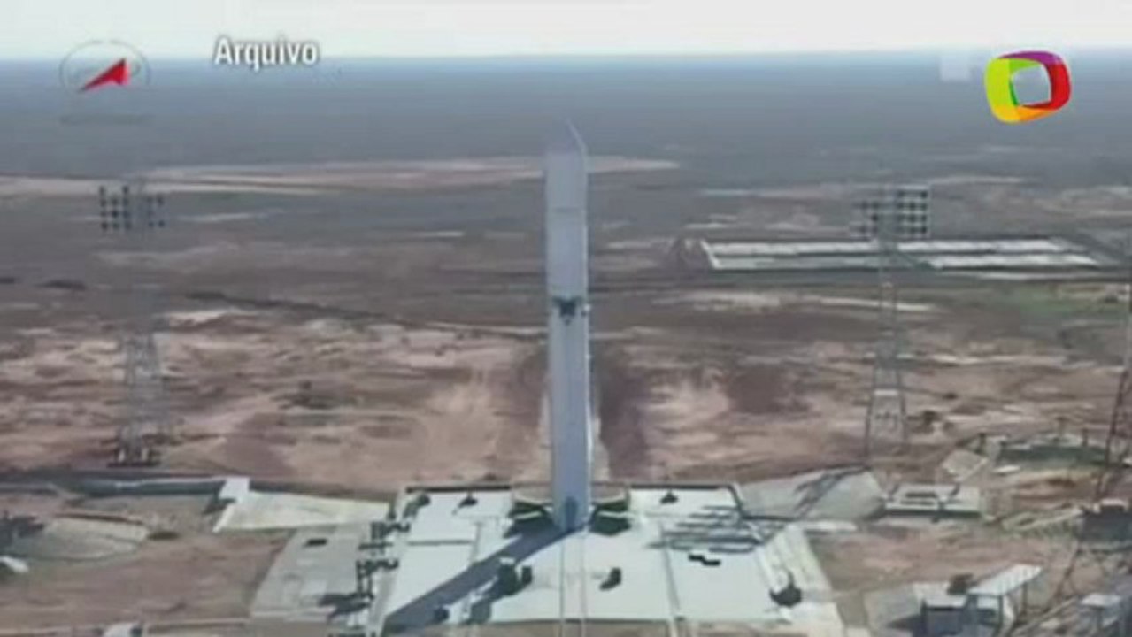 Foguete cai logo após decolar