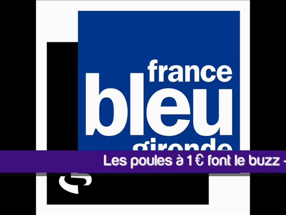 France Bleu - Les poules à 1 € font le buzz