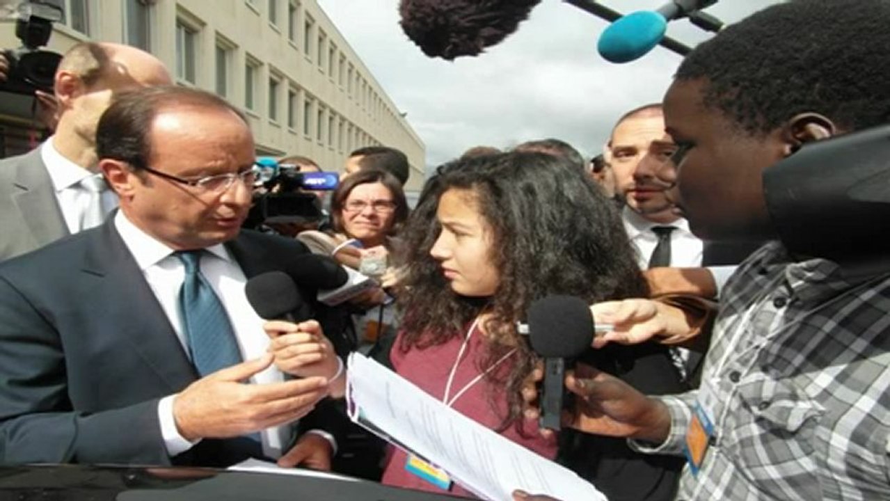 LFM Radio, Les apprentis journalistes, Déplacement du président de la République à Trappes (78)