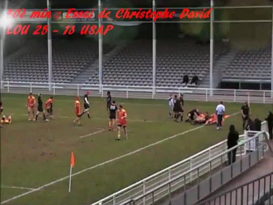 Résumé Lyon OU - USA Perpignan (espoirs)