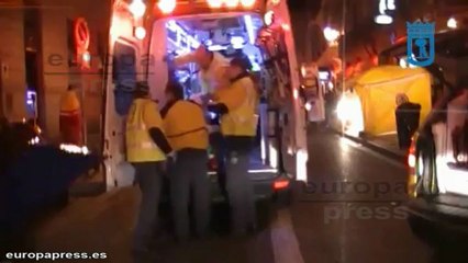 Una persona muere en Madrid al invadir un taxi la acera