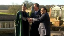 Cameron hosts Zardari, Karzai for peace talks