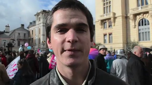 Tarbes : manifestation d'opposition au projet de loi sur le mariage pour tous