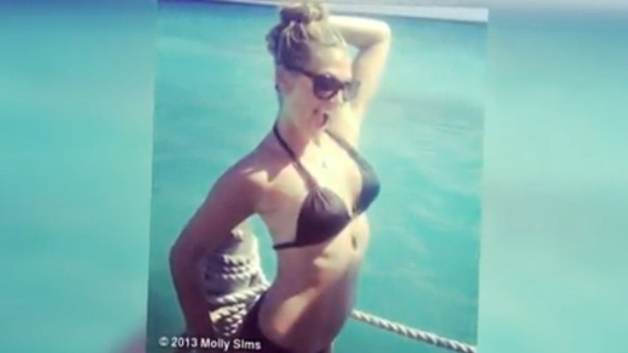 Molly Sims Shows Off Her Post-Pregnancy Bikini Body
