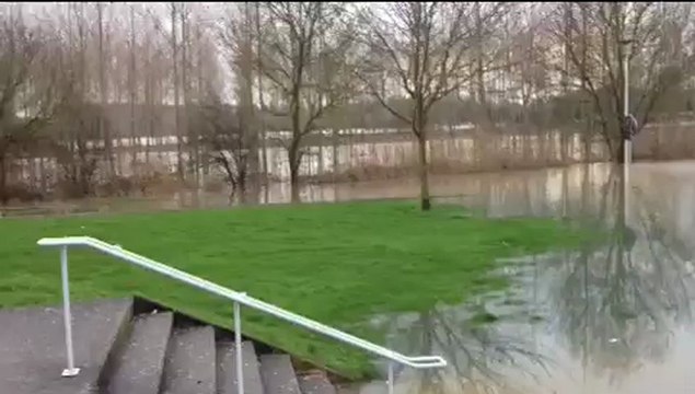La Flèche, le niveau du Loir a monté