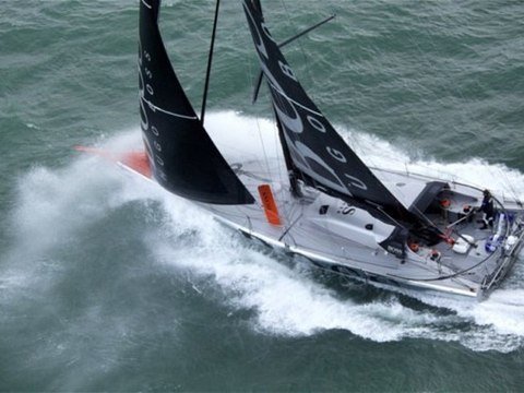 Arrivée de Jean-Pierre Dick (Virbac Paprec 3)