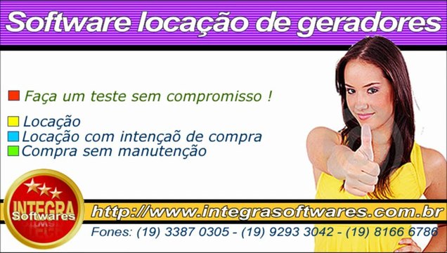 Software locação para geradores software locação de grupos geradores