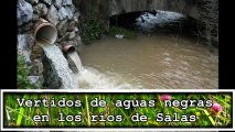Vertido aguas residuales en ríos de Salas. Asturias