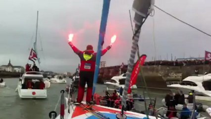 L'arrivée dans le port